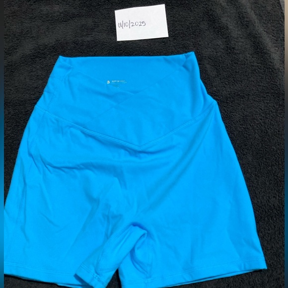 BuffBunny Turquoise Siren Shorts - Picture 2 of 5